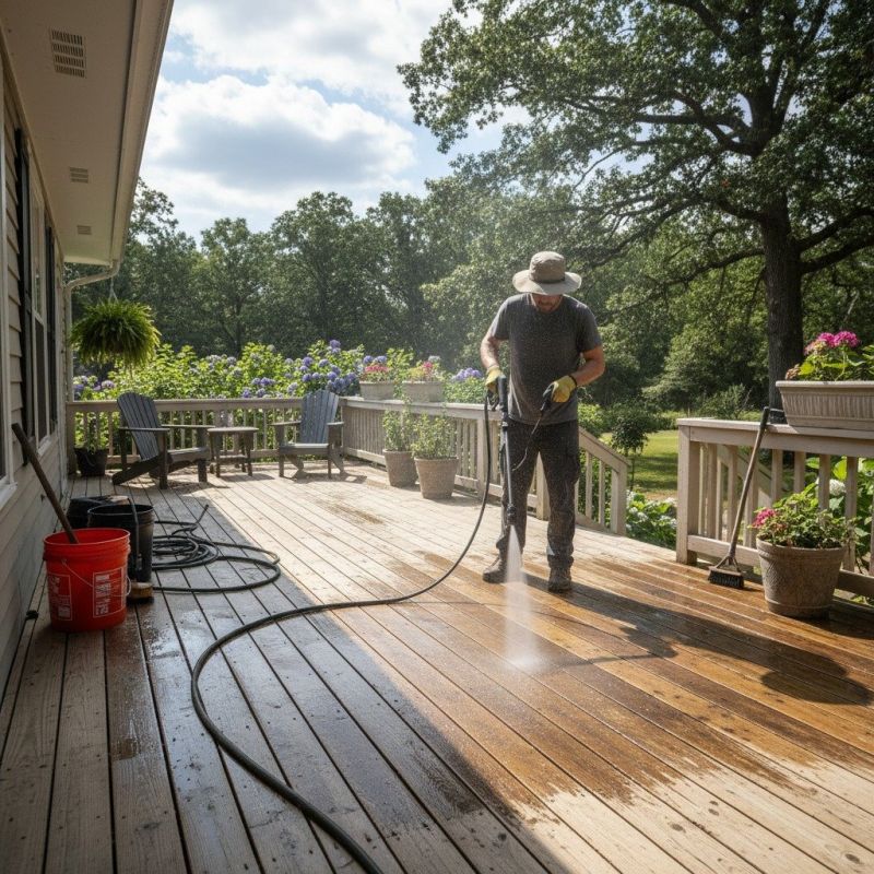 Wood Deck Stripping